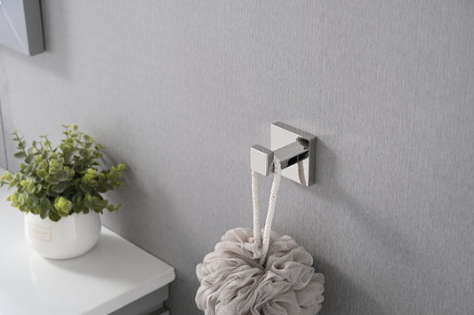 2 Pack Wall-Mounted Stainless Steel Bathroom Towel Hooks/Coat Hooks for Bathroom, Bedroom, Kitchen