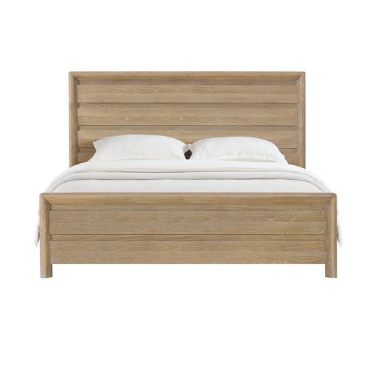 Clove Tan Queen Panel Bed by Wallace & Bay