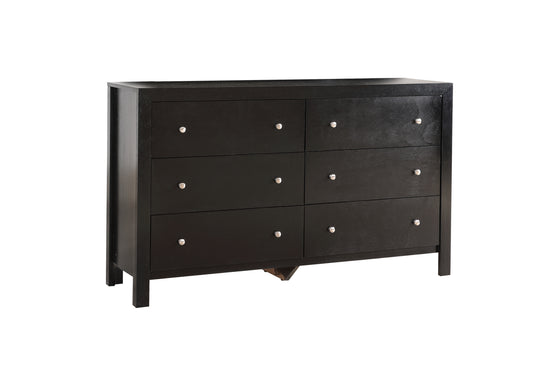 Glory Furniture Burlington G2450-D Black Dresser with Particle Board Construction