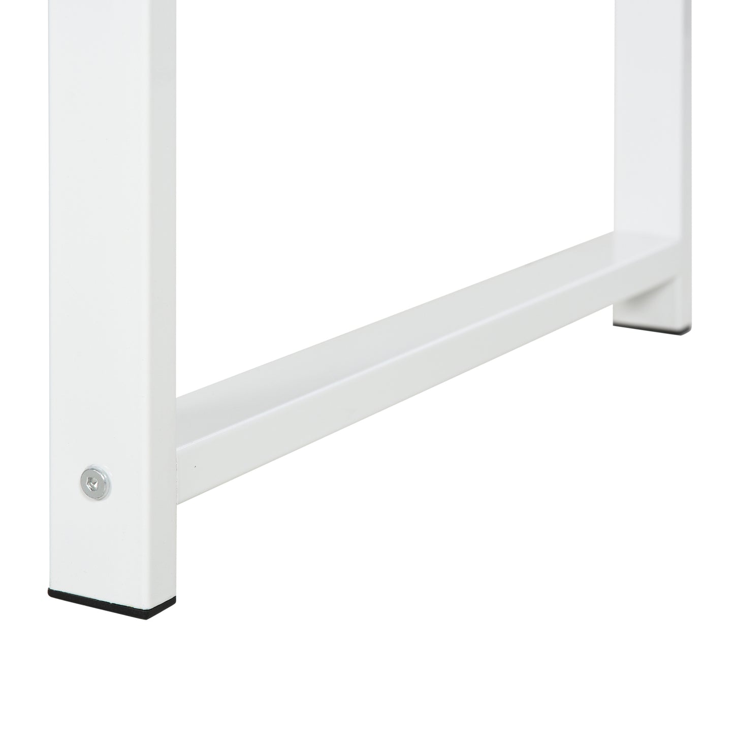 HOMCOM 88" Extended Dual Workstation Desk with Bookshelf, Natural Wood Finish - Ideal for Home Office and Collaborative Study