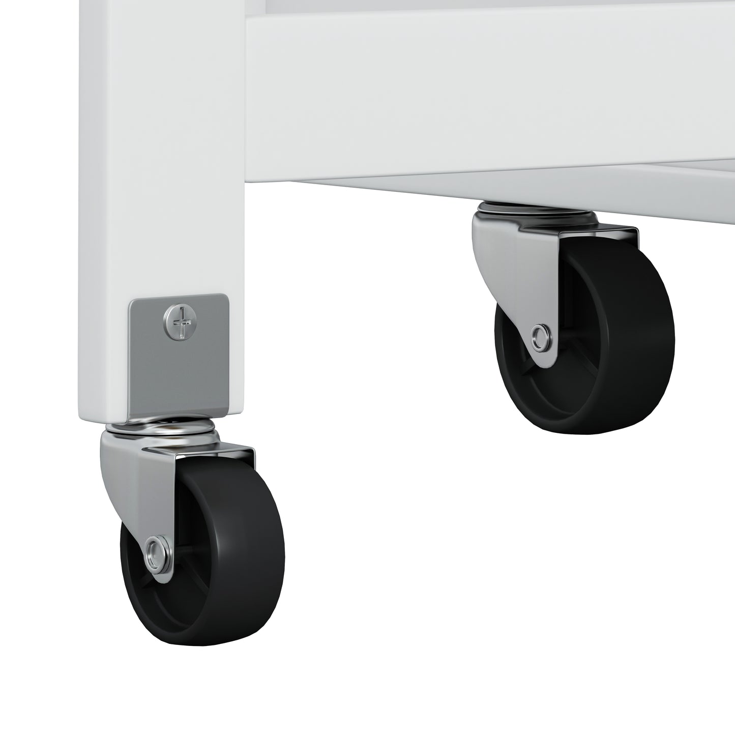 Elegant Multi-Functional Kitchen Island Cart with Storage Cabinet, Drawers, Spice Rack, Wine Rack, and Foldable Rubberwood Top (White)