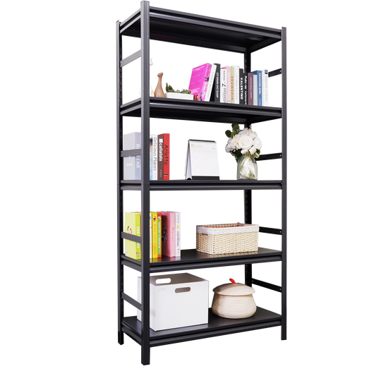 Heavy-Duty Adjustable 5-Tier Metal Storage Shelving Unit - 2000LBS Capacity for Kitchen, Garage, and Pantry