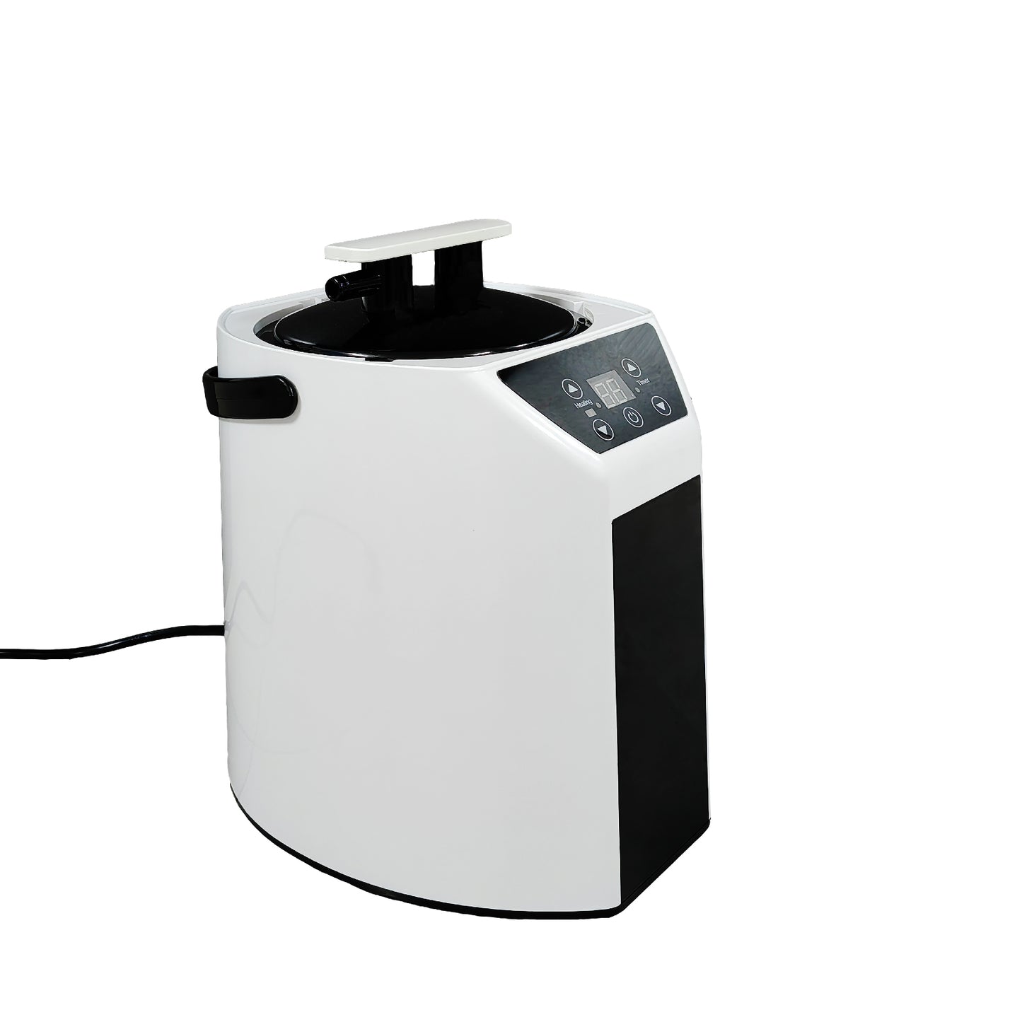 3.0L Tank Sauna Steam Generator, 360° Nozzles, 4 Gear Settings, Remote 90-Min Run Time White+Black