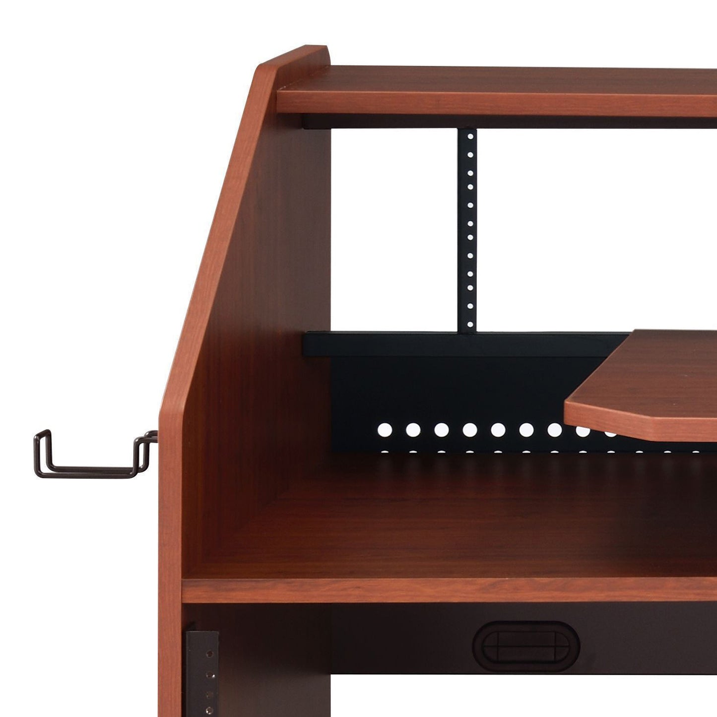 Cherry Wood Music Desk with Headphone Organizer