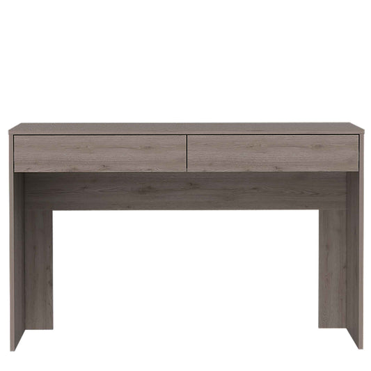 Modern Light Gray 2-Drawer Writing Desk