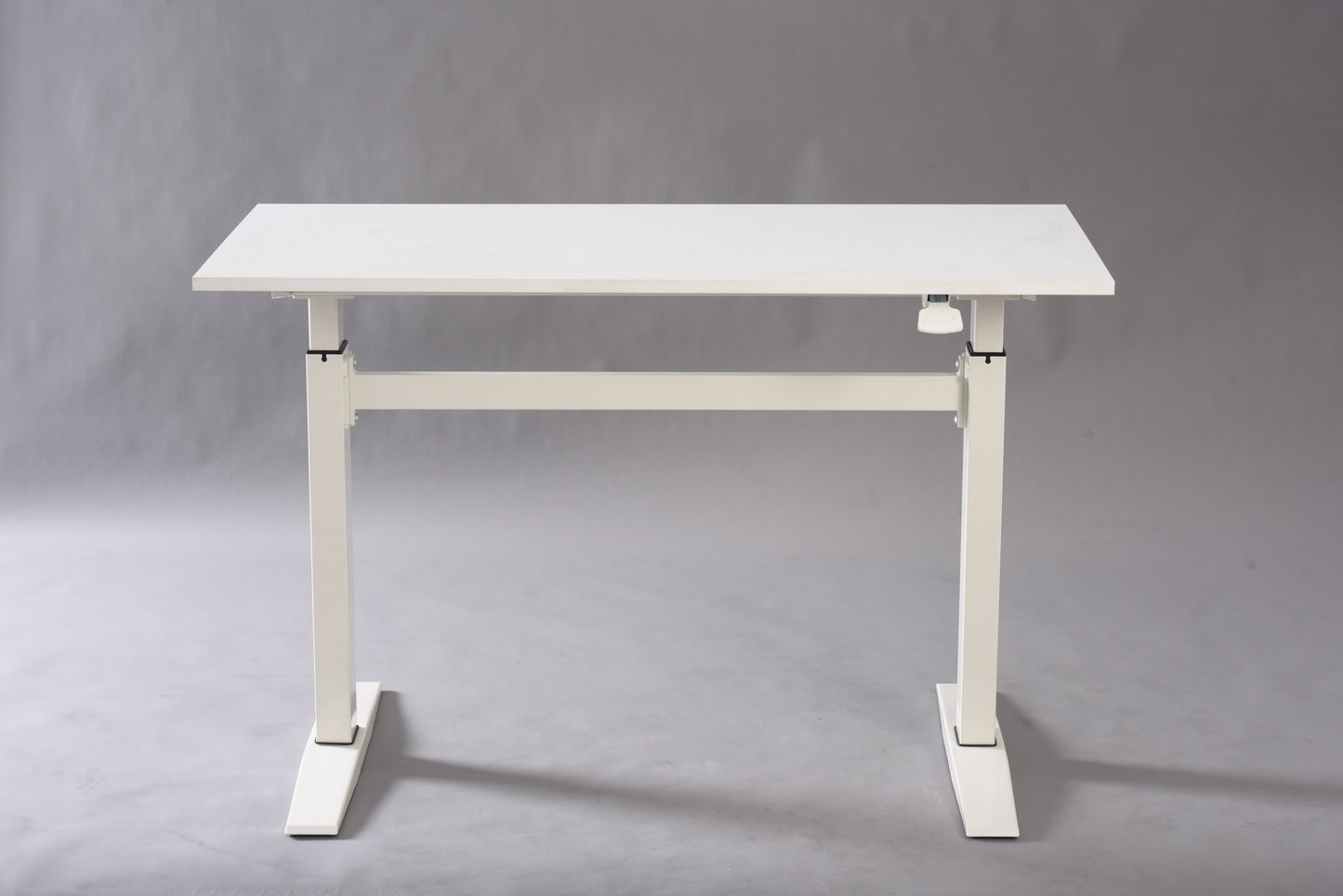 47" White Adjustable Standing Desk for Enhanced Productivity