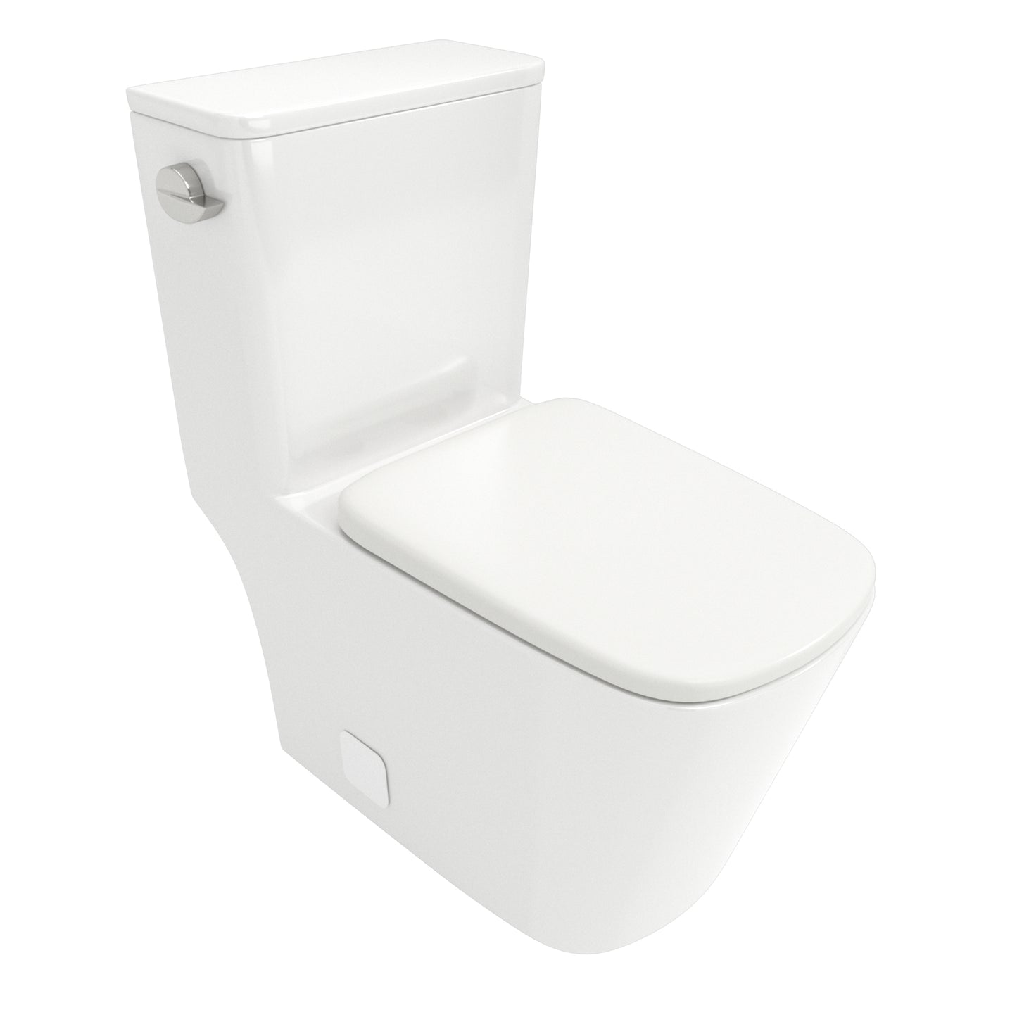 Modern Ceramic One-Piece Toilet with Soft-Close Seat and Efficient Flush System