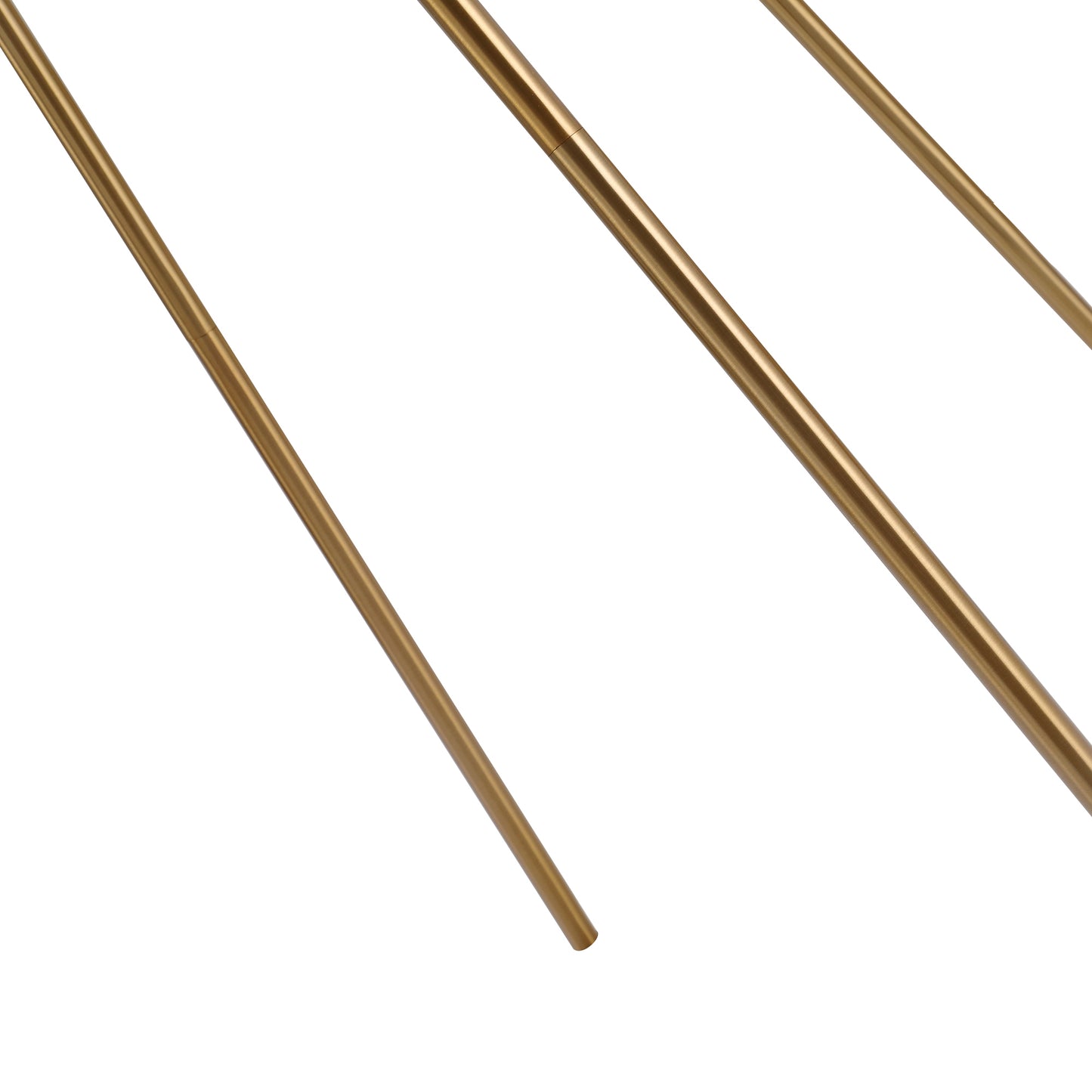 59.75-Inch Standing Floor Lamp with Fabric Shade, Steel Tripod, E26 Socket, 14.5-Inch Shade, 120V Gold