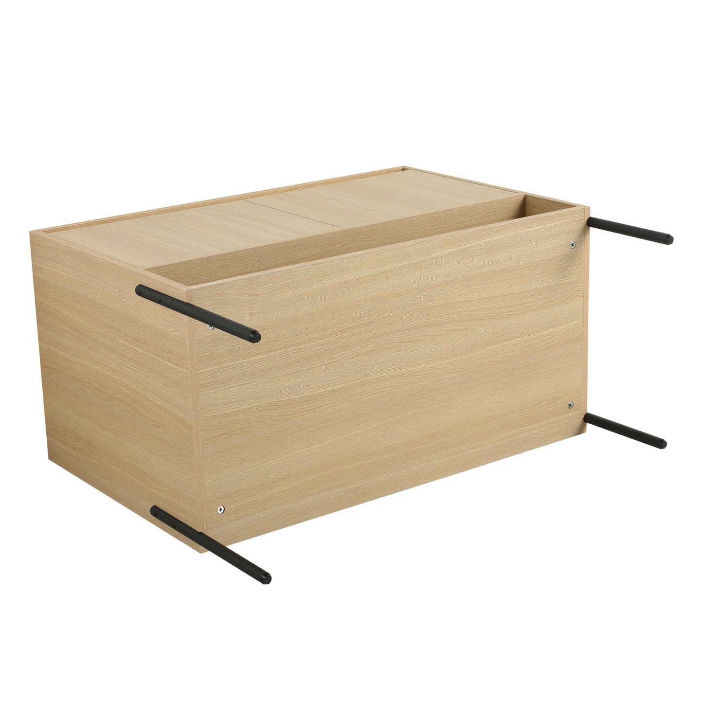 36-Inch Modern Freestanding Bathroom Vanity with Dual Soft-Close Cabinet Doors (KD-Packing) - Sink Not Included