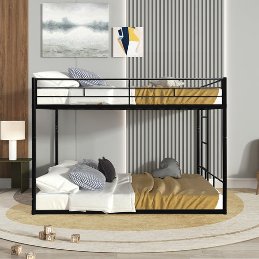 Space-Saving Twin Over Twin Bunk Bed for Kids