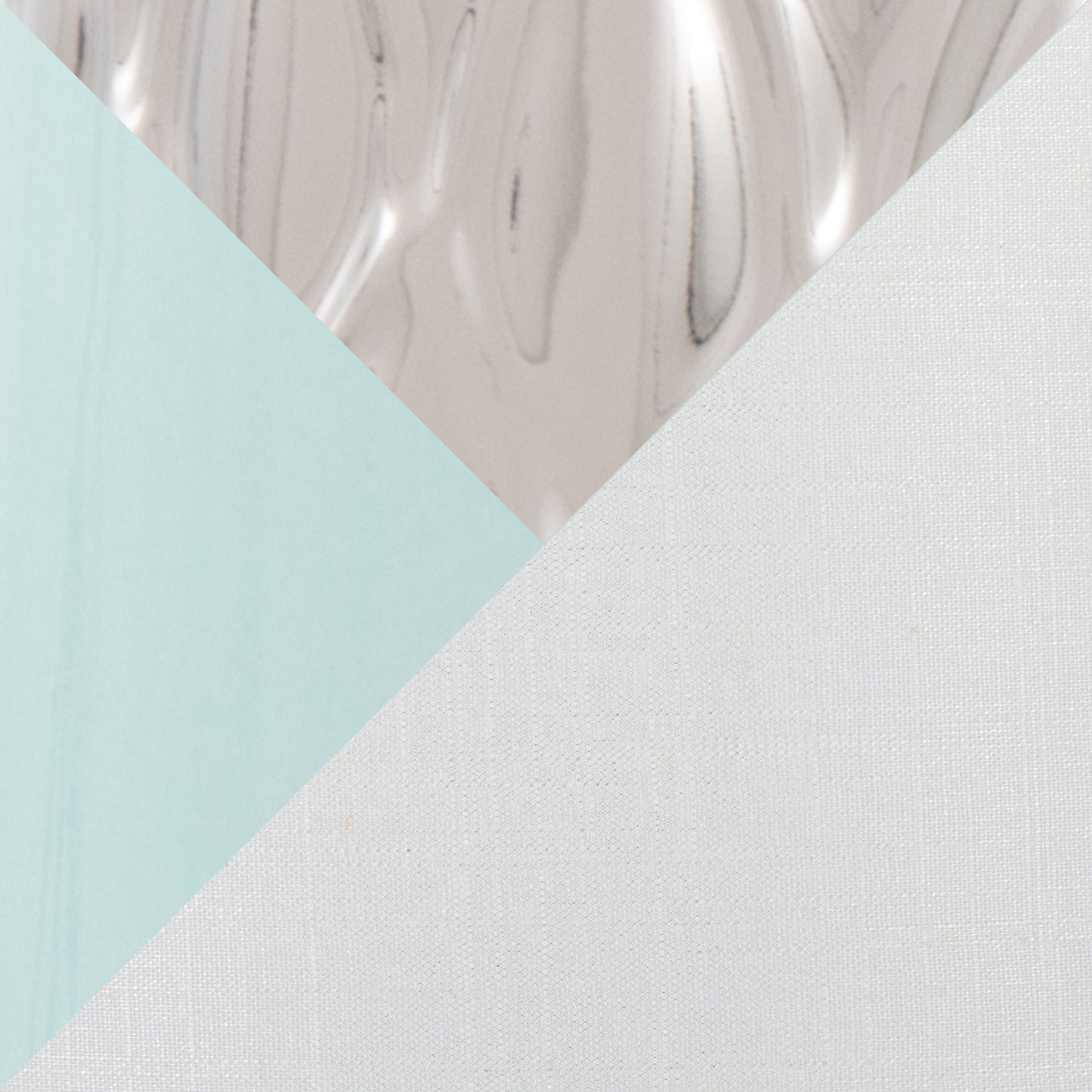 22-Inch Contemporary Ceramic Table Lamp with White Fabric Shade, LED Bulb Included, Indoor Use, 60W, Blue