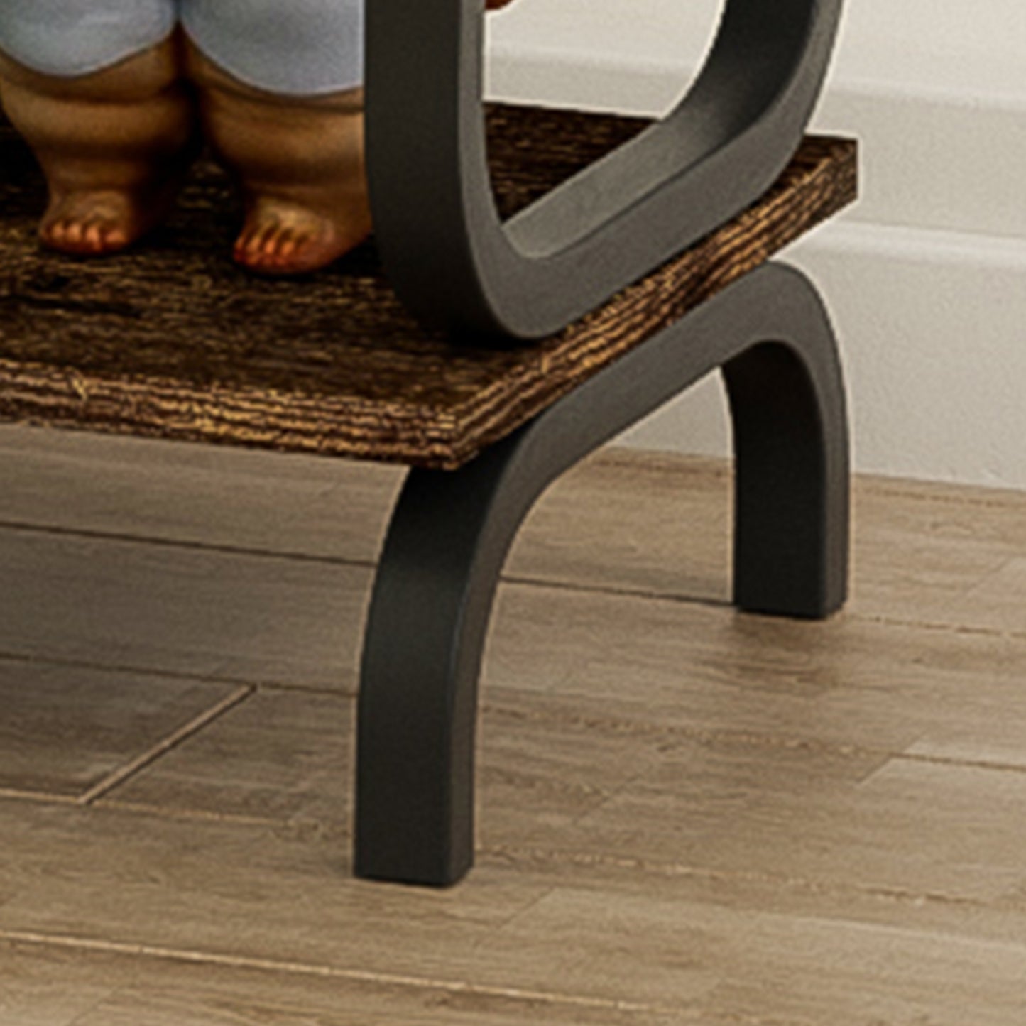 Rustic Industrial 5-Tier Bookshelf with Metal Frame for Home and Office - Vintage Brown Open Storage Unit