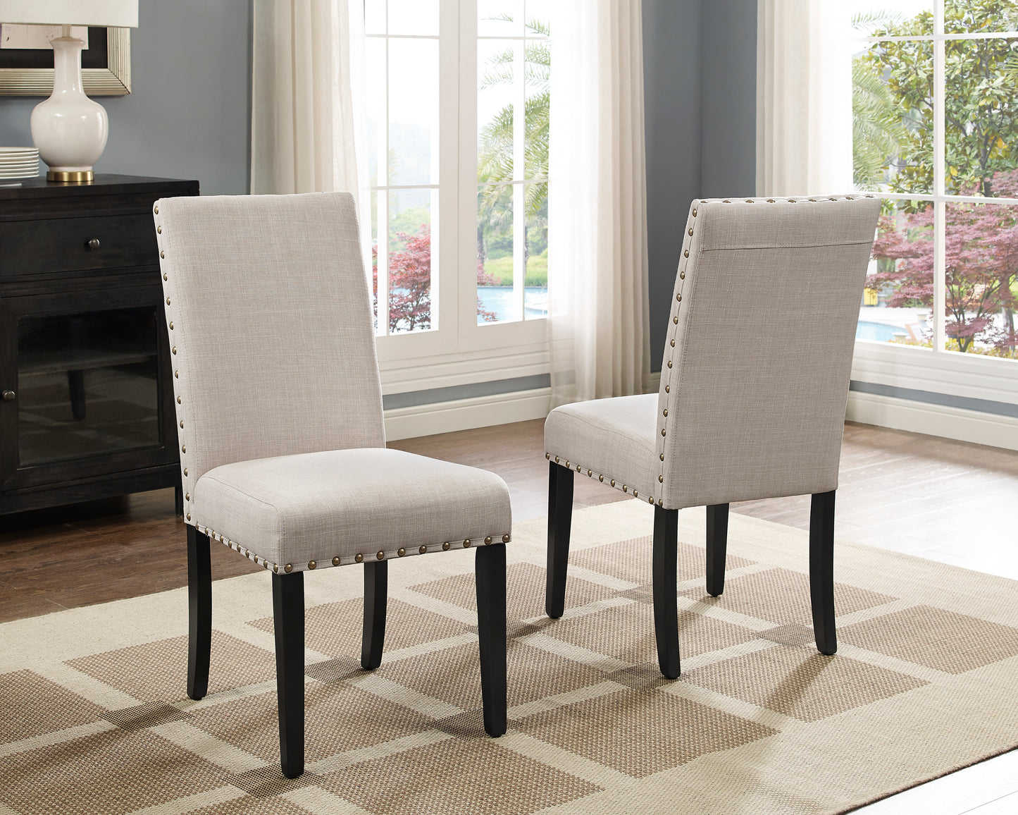 Hairpin Table Dining Set With Chairs And Bench Three Colors