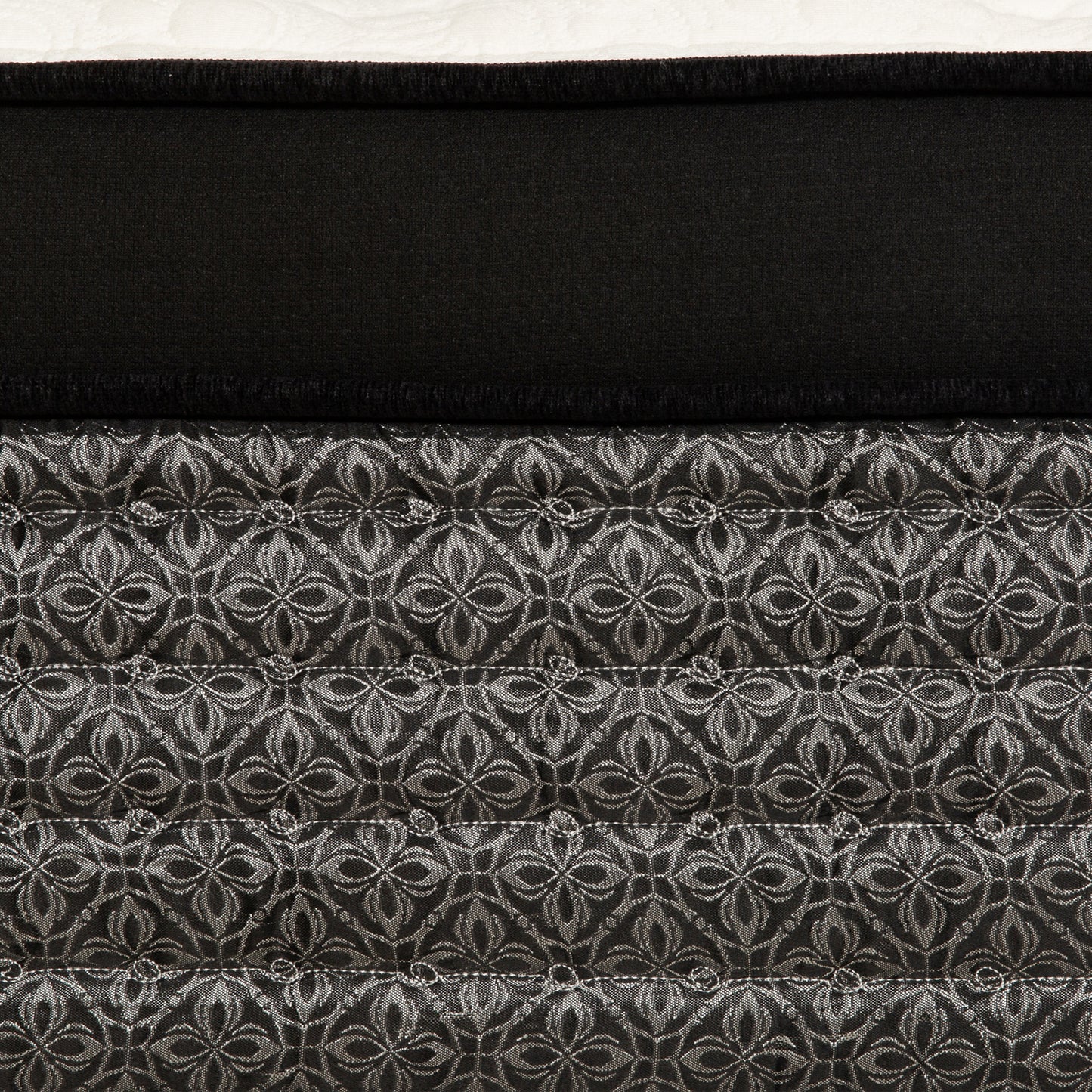 Majestic 16-Inch Plush Gel Memory Foam Hybrid Mattress, Queen Size, White/Gray