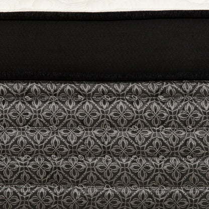 Majestic 16-Inch Plush Gel Memory Foam Hybrid Mattress, Queen Size, White/Gray