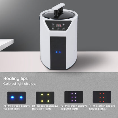 3.0L Tank Sauna Steam Generator, 360° Nozzles, 4 Gear Settings, Remote 90-Min Run Time White+Black