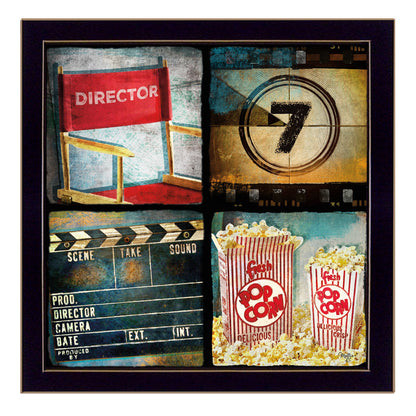 14x14 Inch Movie-Themed Wall Art Ready-To-Hang Framed Poster for Living Room Decor Multicolor