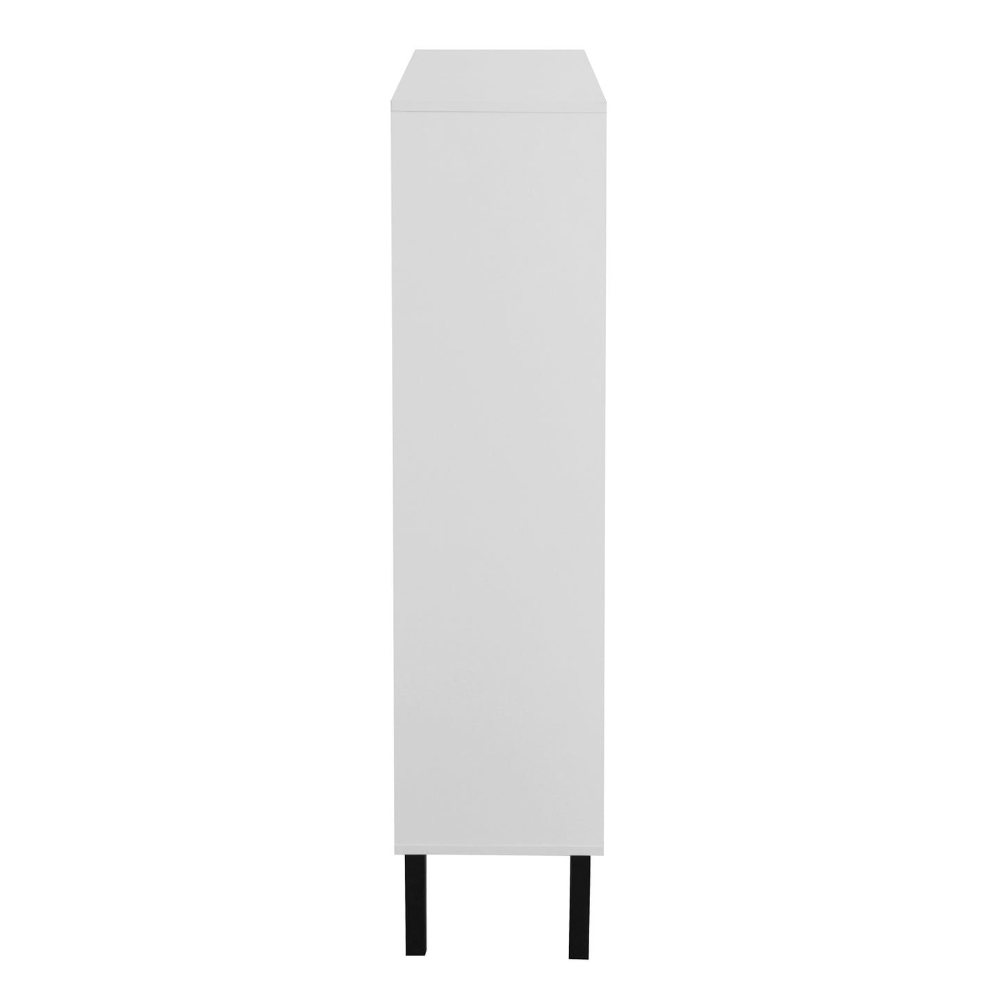 Modern Freestanding Shoe Storage Cabinet with Adjustable Flip Drawers and Metal Legs for Entryway Organization