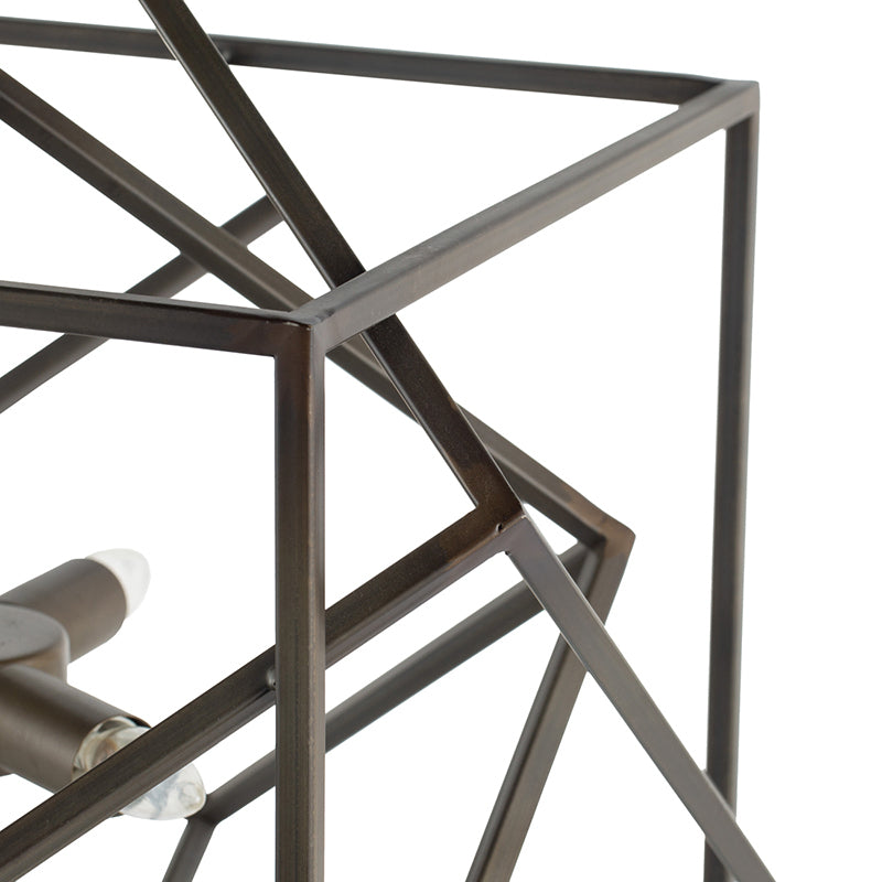 3-Light Metal Chandelier with Adjustable Chain Hanging Fixture Kitchen Bulbs Not Included Matte Black