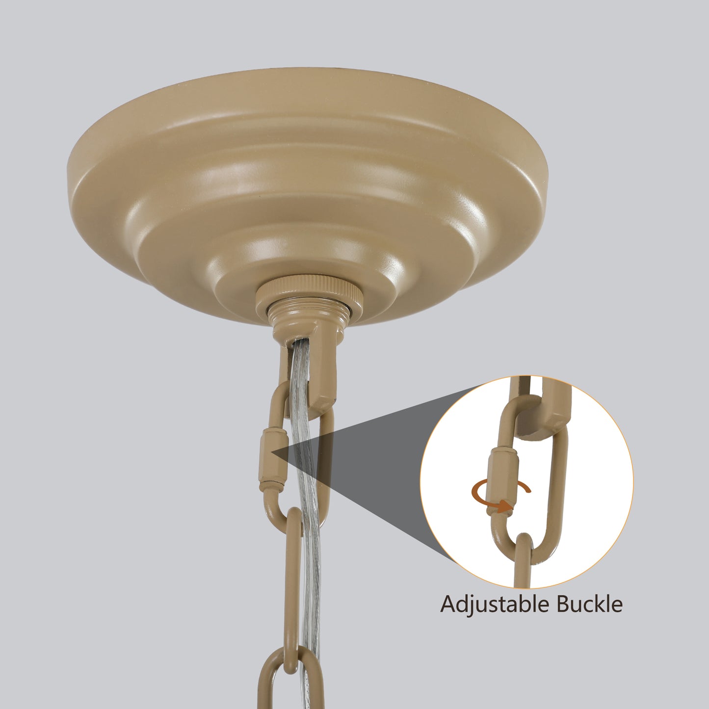 Bohemian Rattan Pendant Light, 19.7-Inch Dia, 4-Tier Chandelier, Adjustable Chain, E12 Bulbs Ready Wood