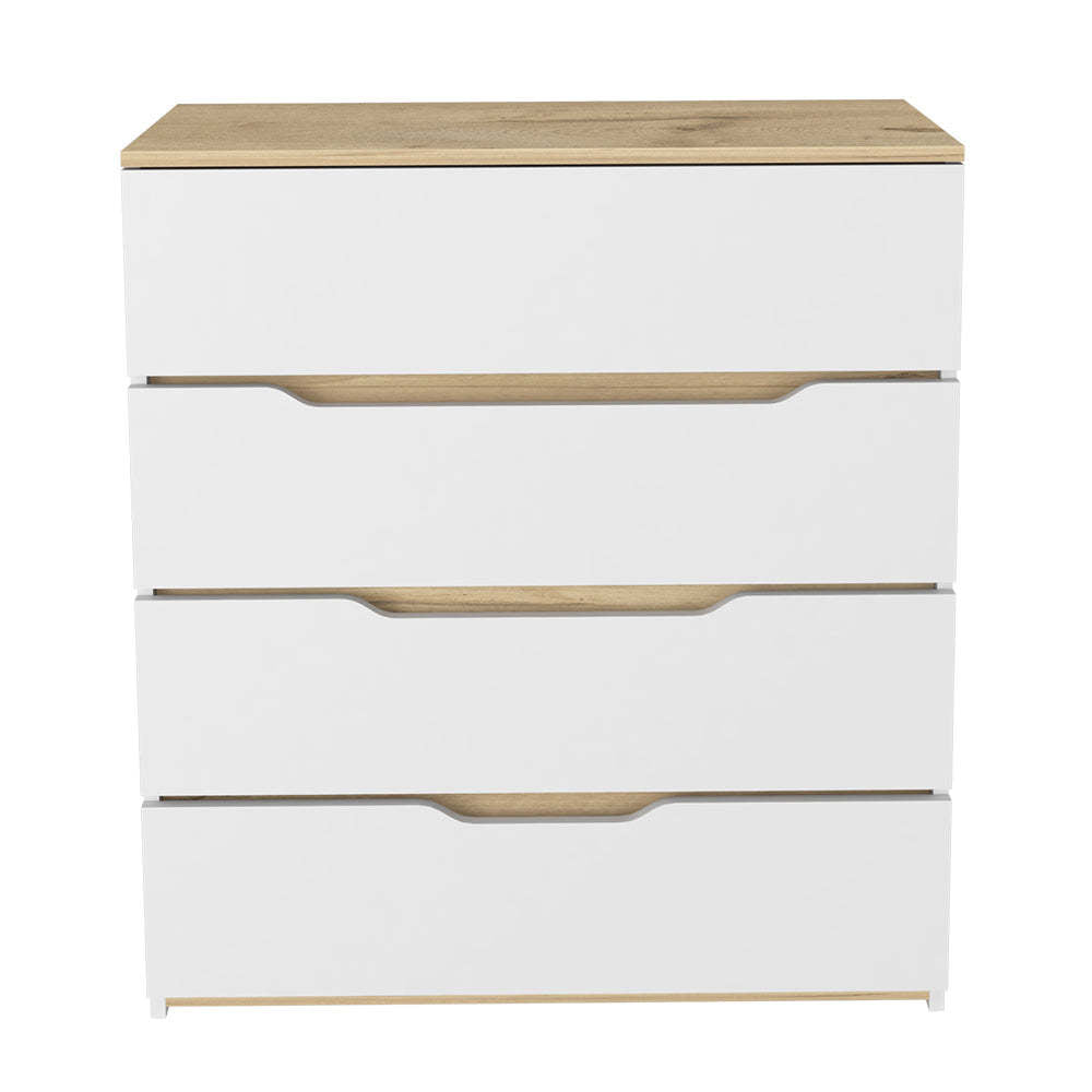 Modern California 4-Drawer Dresser with Stylish Top Surface