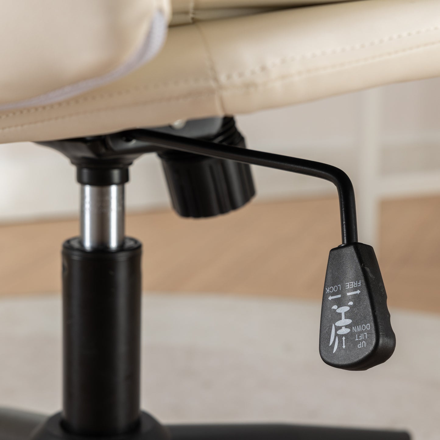 Modern Ergonomic 360° Swivel Criss-Cross Chair with Plush Seat in White