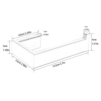 Bathroom Towel Holder Angle Simple SUS304 Stainless Steel Hand Towel Rack, Open Arm Kitchen Towel Bar