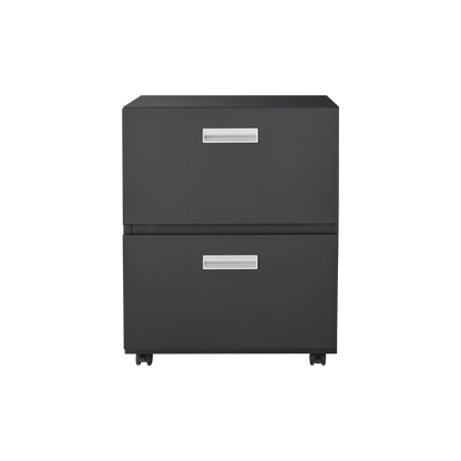 Office furniture Copier Cabinet black 2 door steel copier stand mobile pedestal file Printer Stand