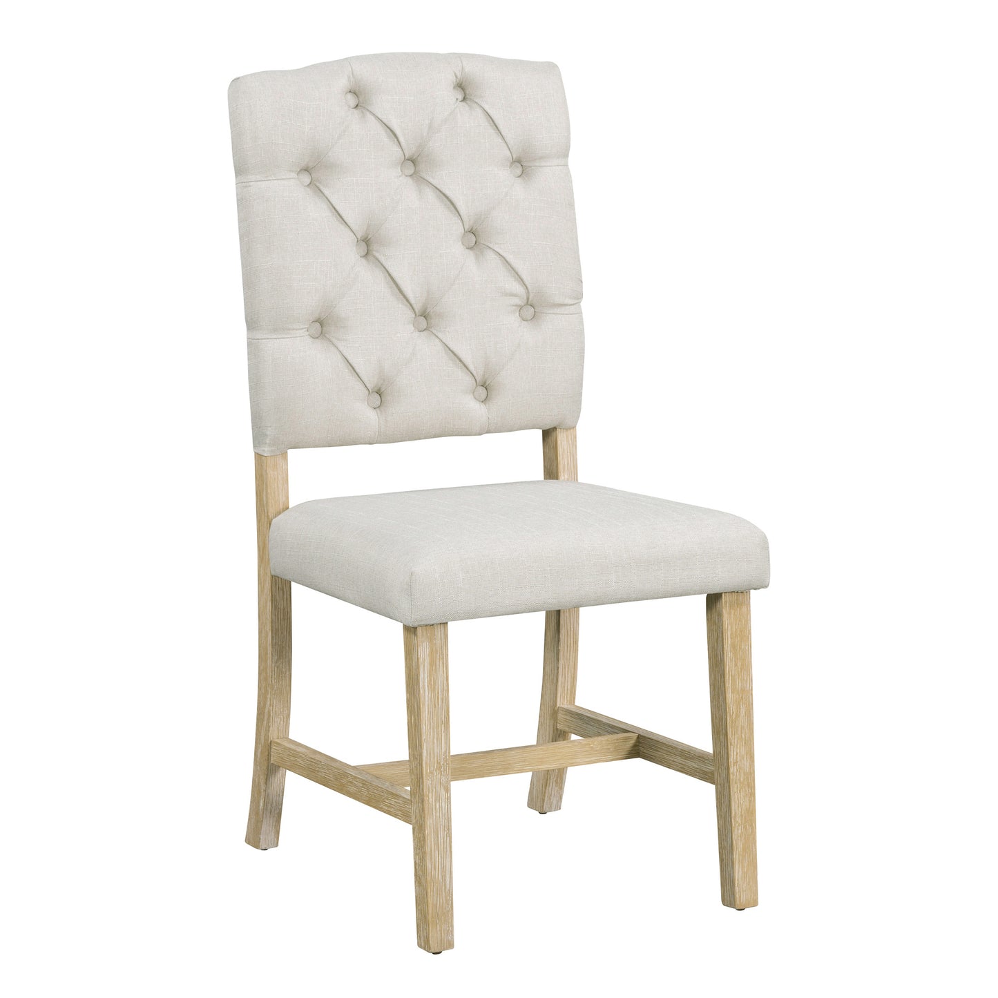 Retro 5 Piece Round Dining Set With 16In Leaf Chairs Natural