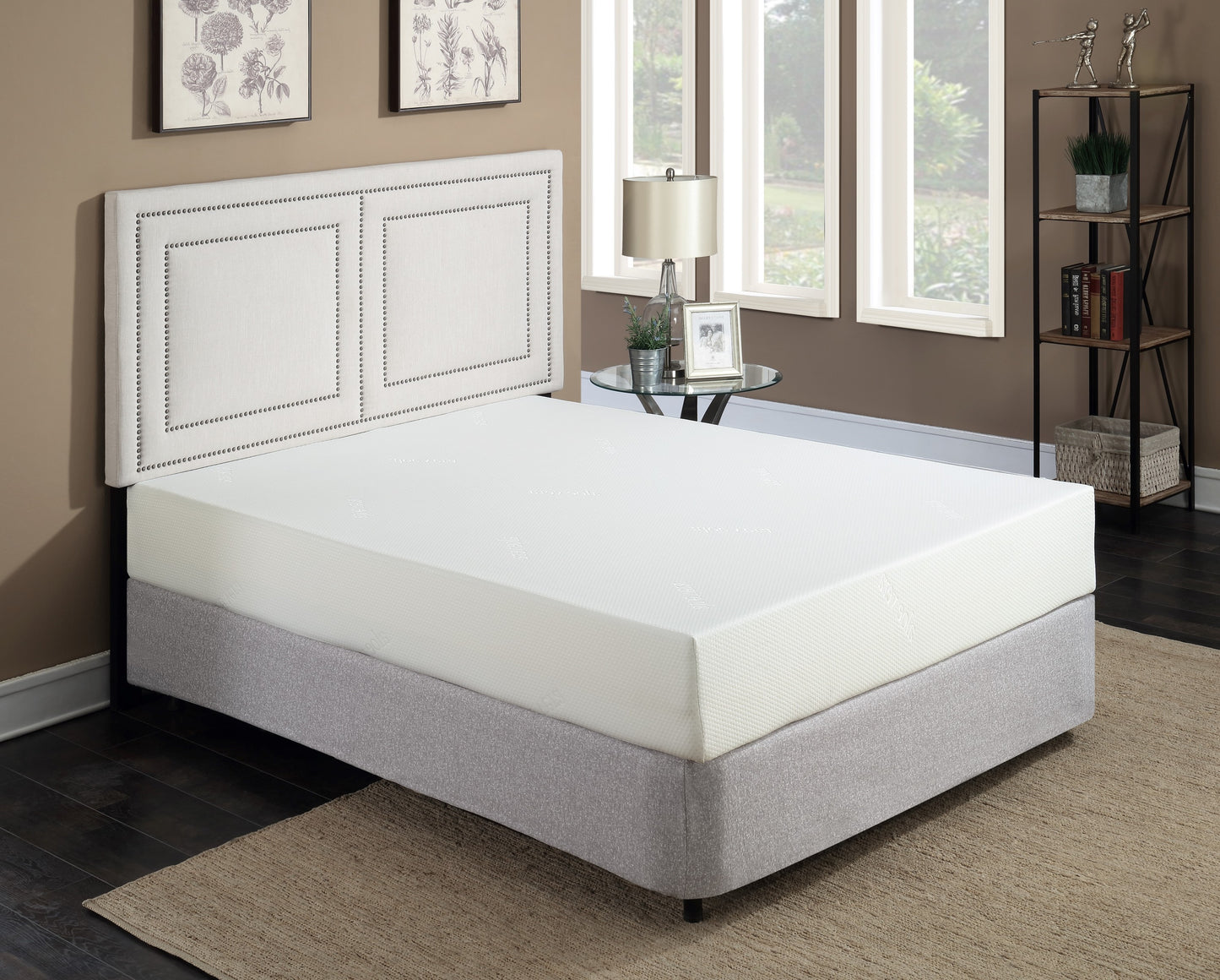 Deluxe 10-Inch Twin XL Gel Memory Foam Mattress with Aloe Vera Cover and Breathable Design