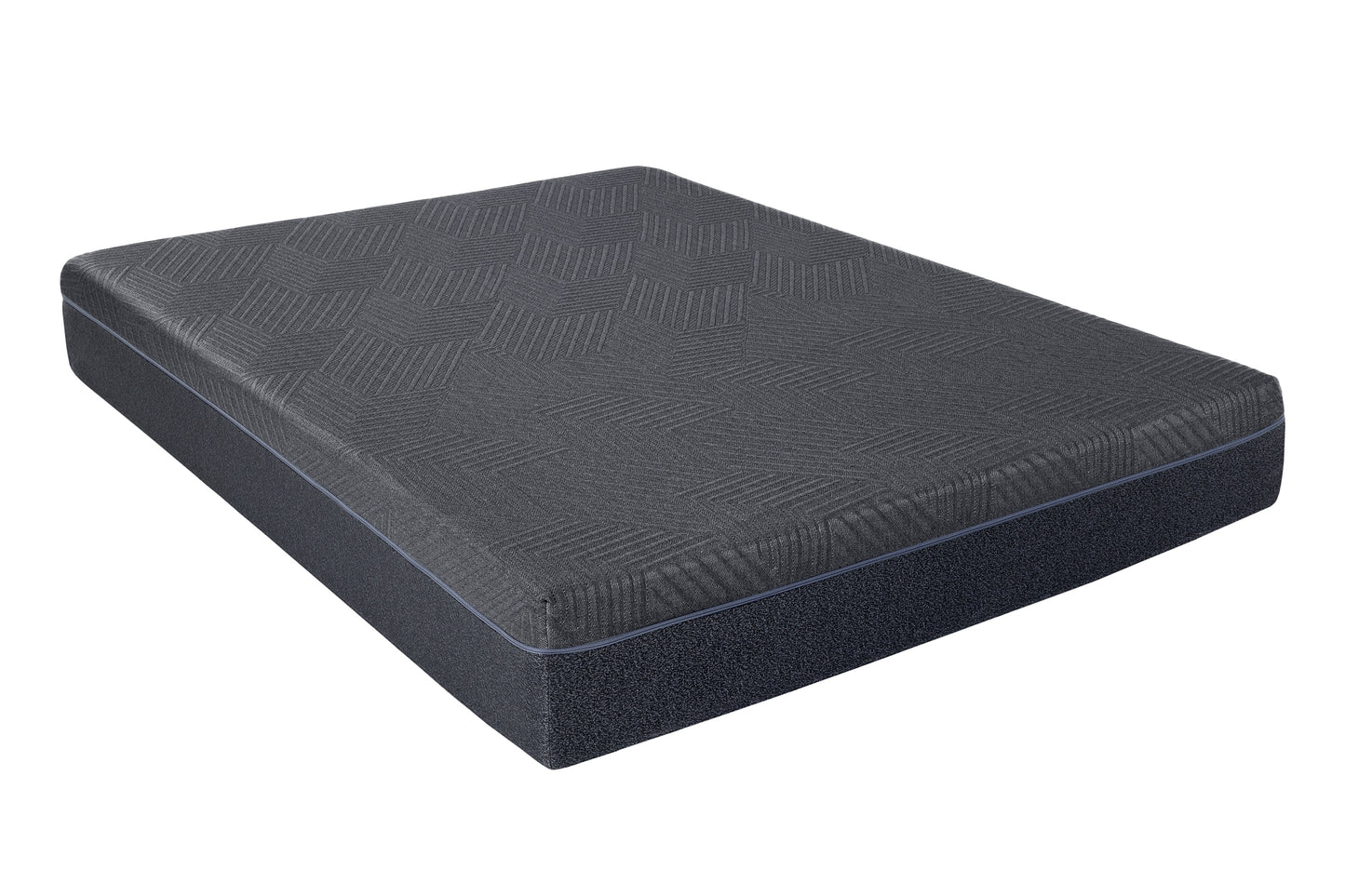 Queen 11-Inch Gel-Infused Memory Foam Mattress with Green Tea - Gray, Boxed for Easy Delivery