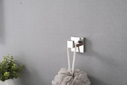 4 Pack Wall-Mounted Stainless Steel Bathroom Towel Hooks/Coat Hooks for Bathroom, Bedroom, Kitchen