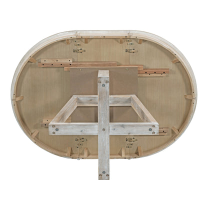 Retro 5 Piece Round Dining Set With 16In Leaf Chairs Natural