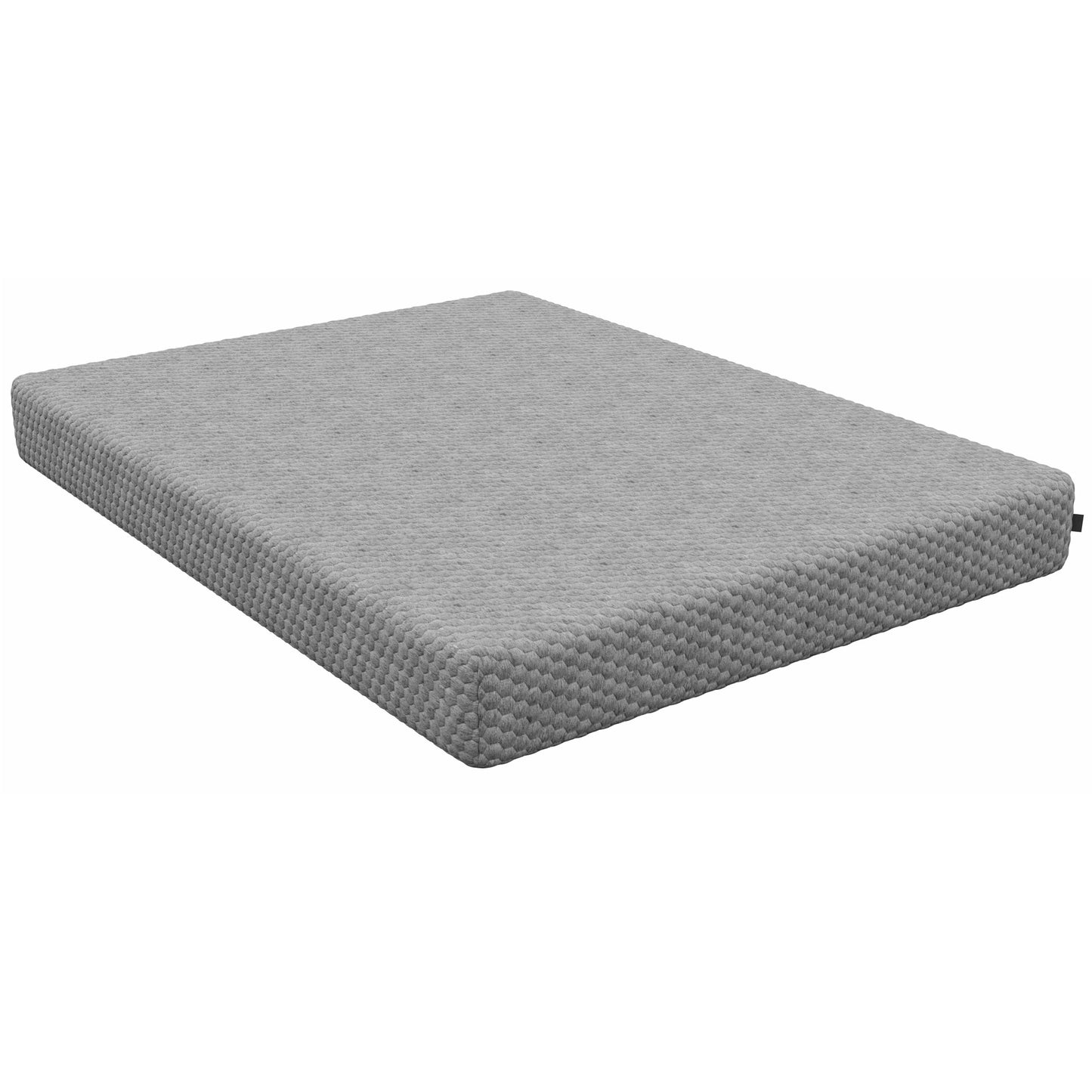 Queen Size 8" Medium Cool Gel Foam Mattress with Waterfall-Top Design