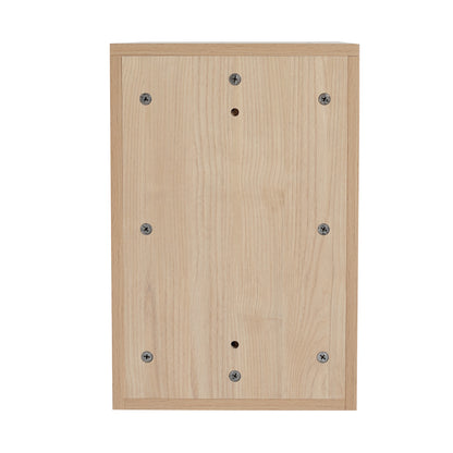 60 Inch Wall-Mounted Bathroom Vanity with Soft Close Doors and Ceramic Sink, Includes Small Storage Shelves - BVC06360BCT