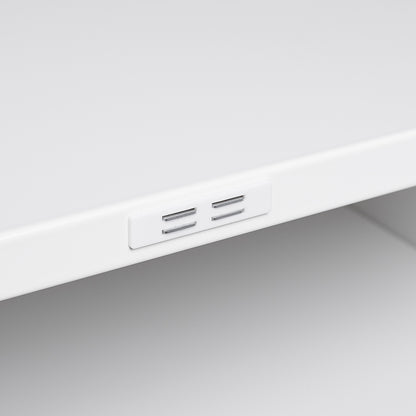 Versatile Mobile Copier Cabinet - White Steel 2-Door Printer and File Stand