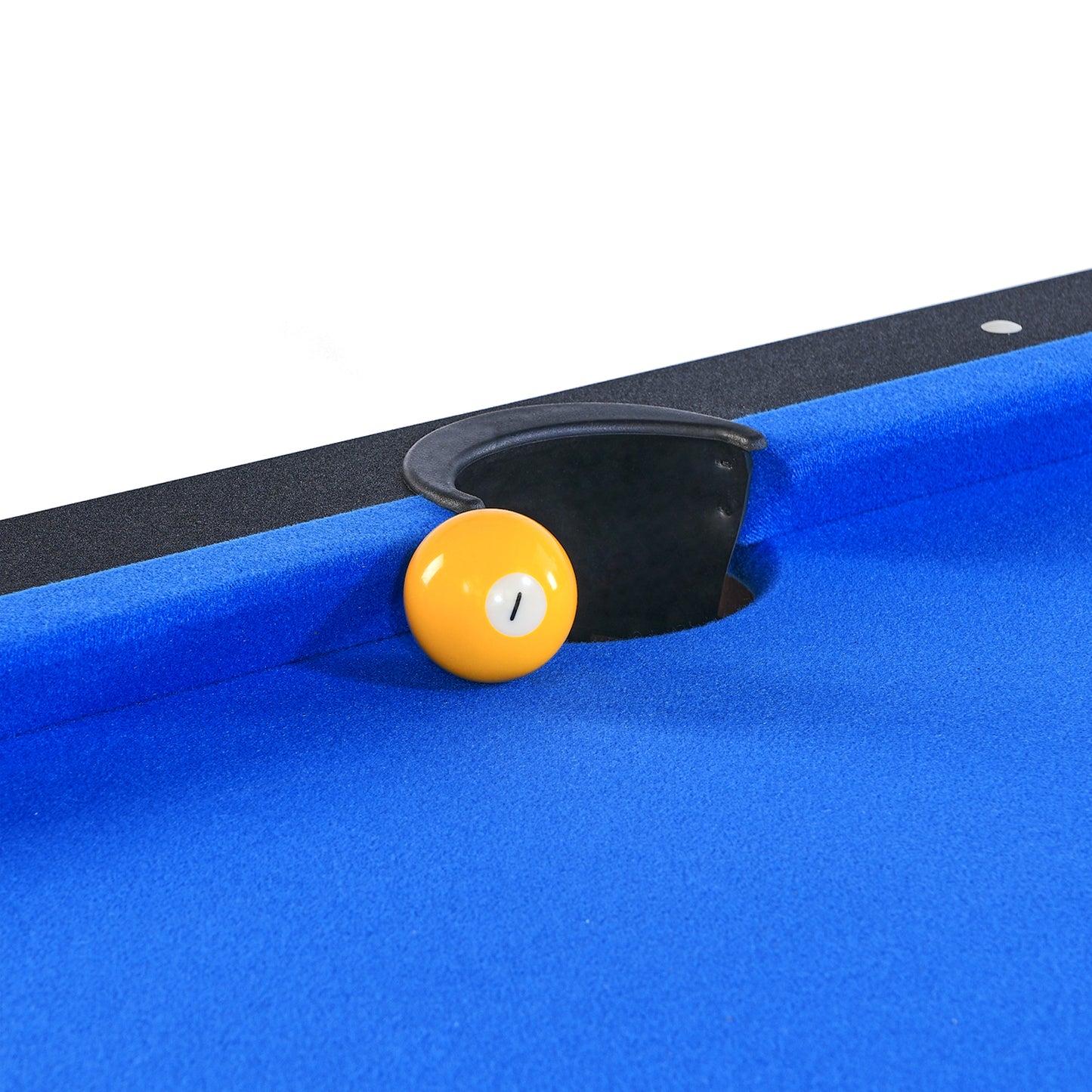 6-Foot Pool Table with Table Tennis Top, Space-Saving 2-in-1 Billiards Table, 72x38x31 in, Engineered Wood, Black