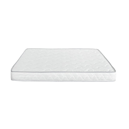 6-Inch Dual-Sided High-Density Foam Mattress for Twin Beds, Lightweight and Durable, White