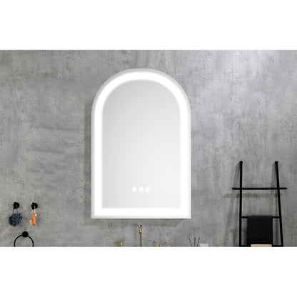 30" x 20" High Lumen LED Bathroom Mirror with Anti-Fog, Dimmer, and Smart Touch Control