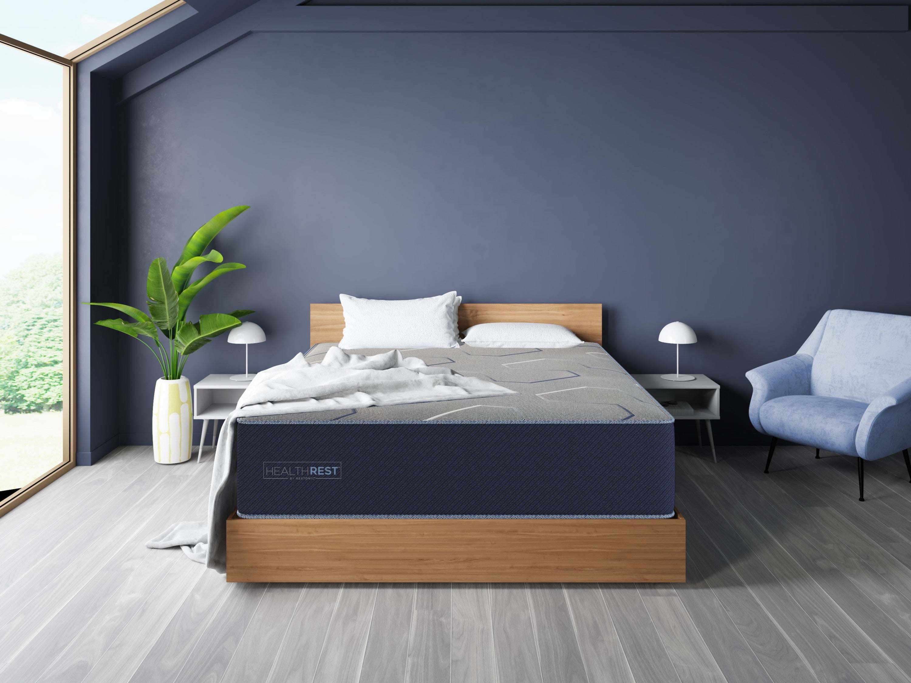 Restonic PolarBreeze HealthRest Lux Firm Mattress, Queen Size – Dekorvana
