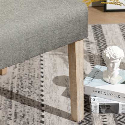 Round Dining Table With Tufted Chairs 5 Piece Set Gray