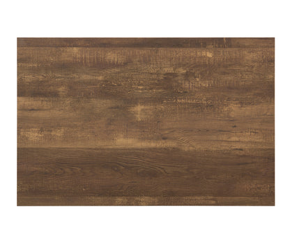 Taupe Rustic Oak Workstation