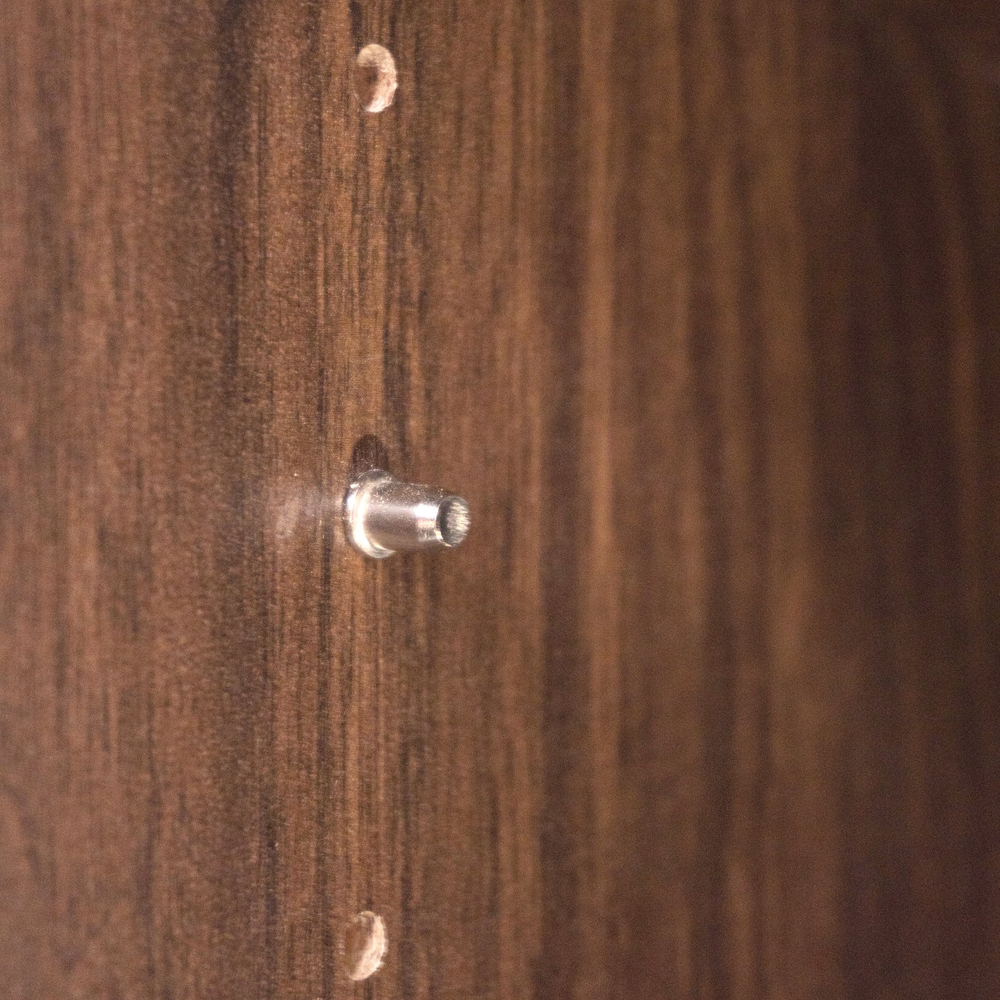 Walnut Brown Rolling Kitchen Island with Drop Leaf, Trash Can Storage, Spice & Towel Racks, and Adjustable Shelves