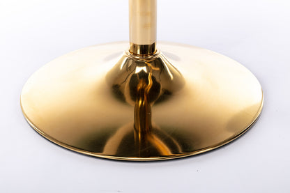 AA Furniture Swivel Bar Stools Adjustable Upholstered Beige