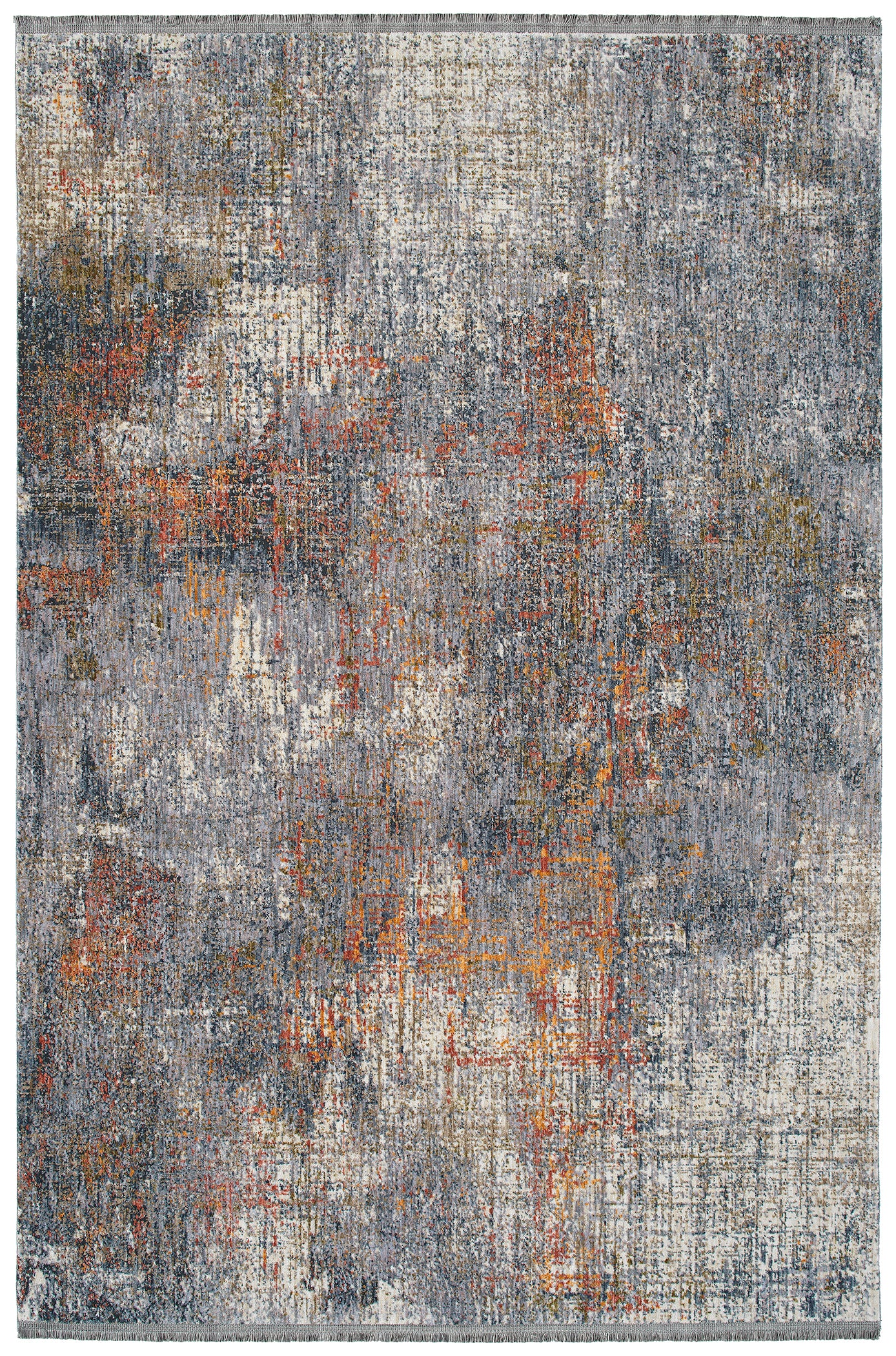 Rectangular Throw Rug, 22 x 30 in, Low-Pile, 100% Polyester, Modern Abstract, Stain-Resistant Lavender