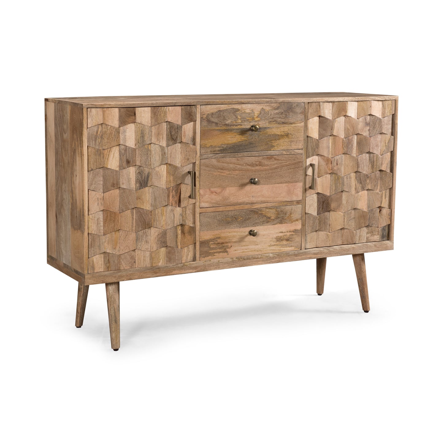 3 DRAWER SIDEBOARD WITH 2 DOOR (KD LEGS)