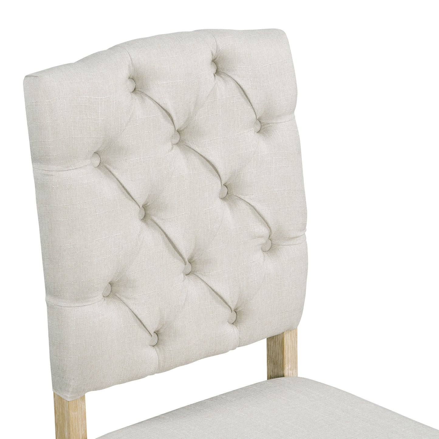 Retro 5 Piece Round Dining Set With 16In Leaf Chairs Natural