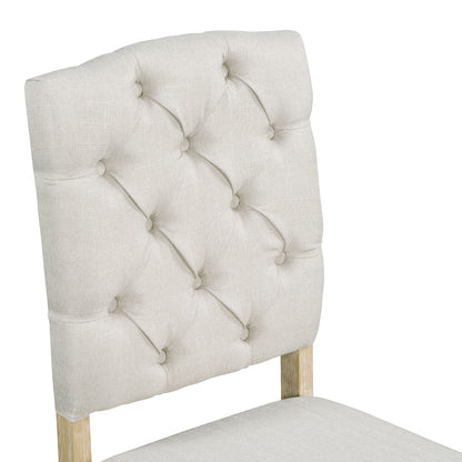 Retro 5 Piece Round Dining Set With 16In Leaf Chairs Natural