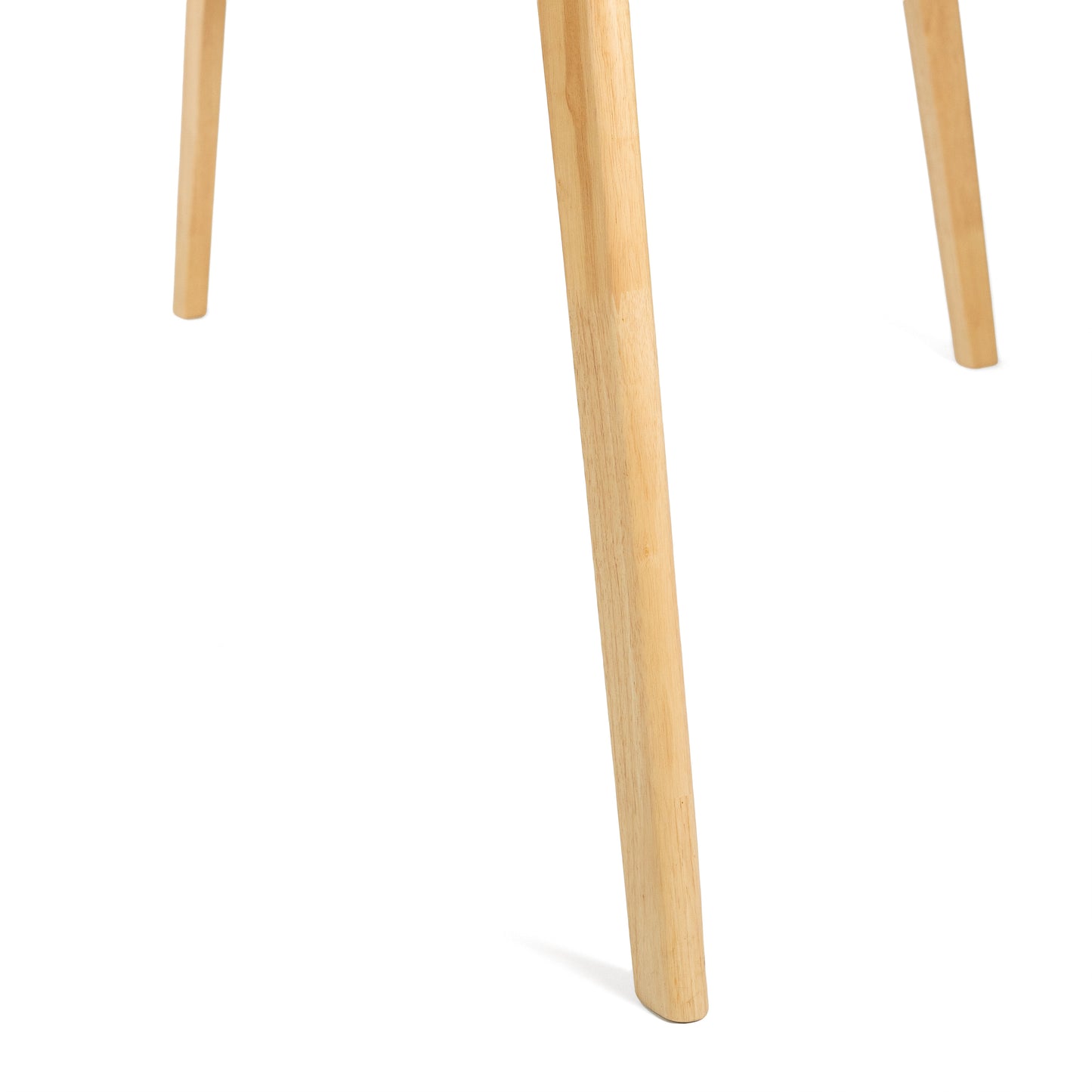 Mid Century Dining Table MDF Construction White Oak Finish