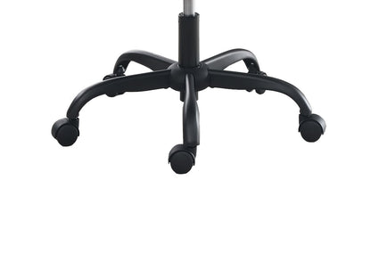 Ergonomic Black Faux Leather Office Chair with Adjustable Height